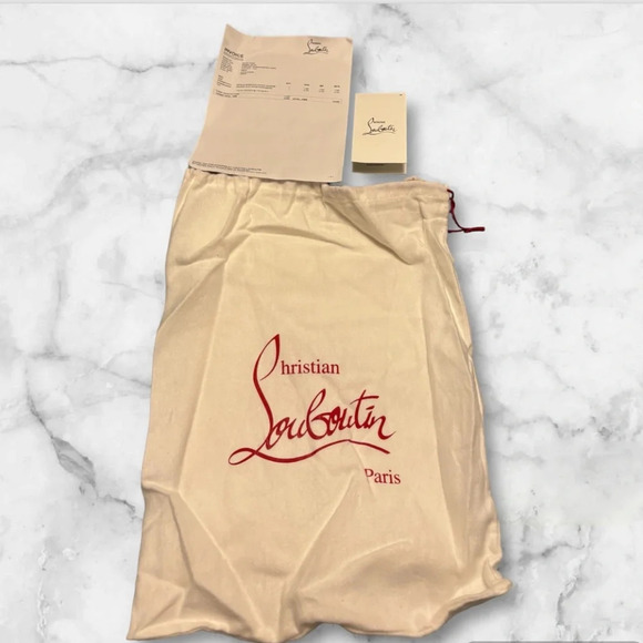 Christian LOUBOUTIN PIK BOAT  FLAT PATENT SCARABE/GG sneakers - Picture 3 of 3